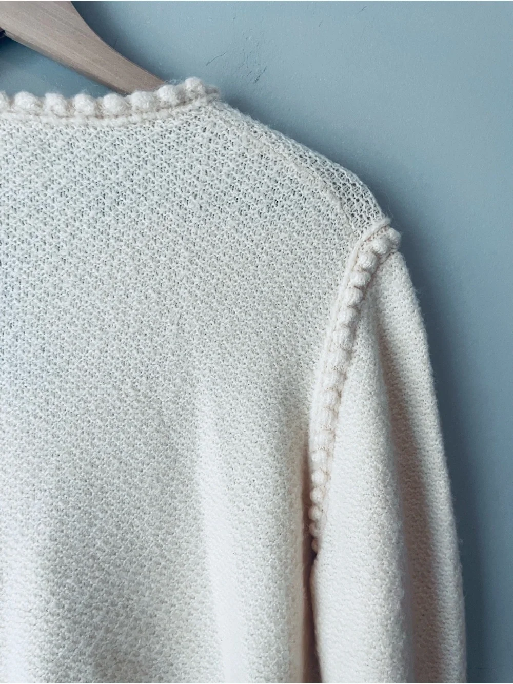 J. Crew Cream Rhinestone Lady Day Cardigan Sweater Jacket